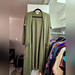 LulaRoe Sarah Long Cardigan - Size M